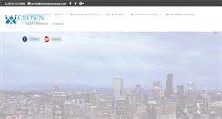 Desktop Screenshot of crowninsurance.com