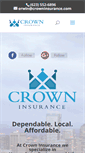 Mobile Screenshot of crowninsurance.com